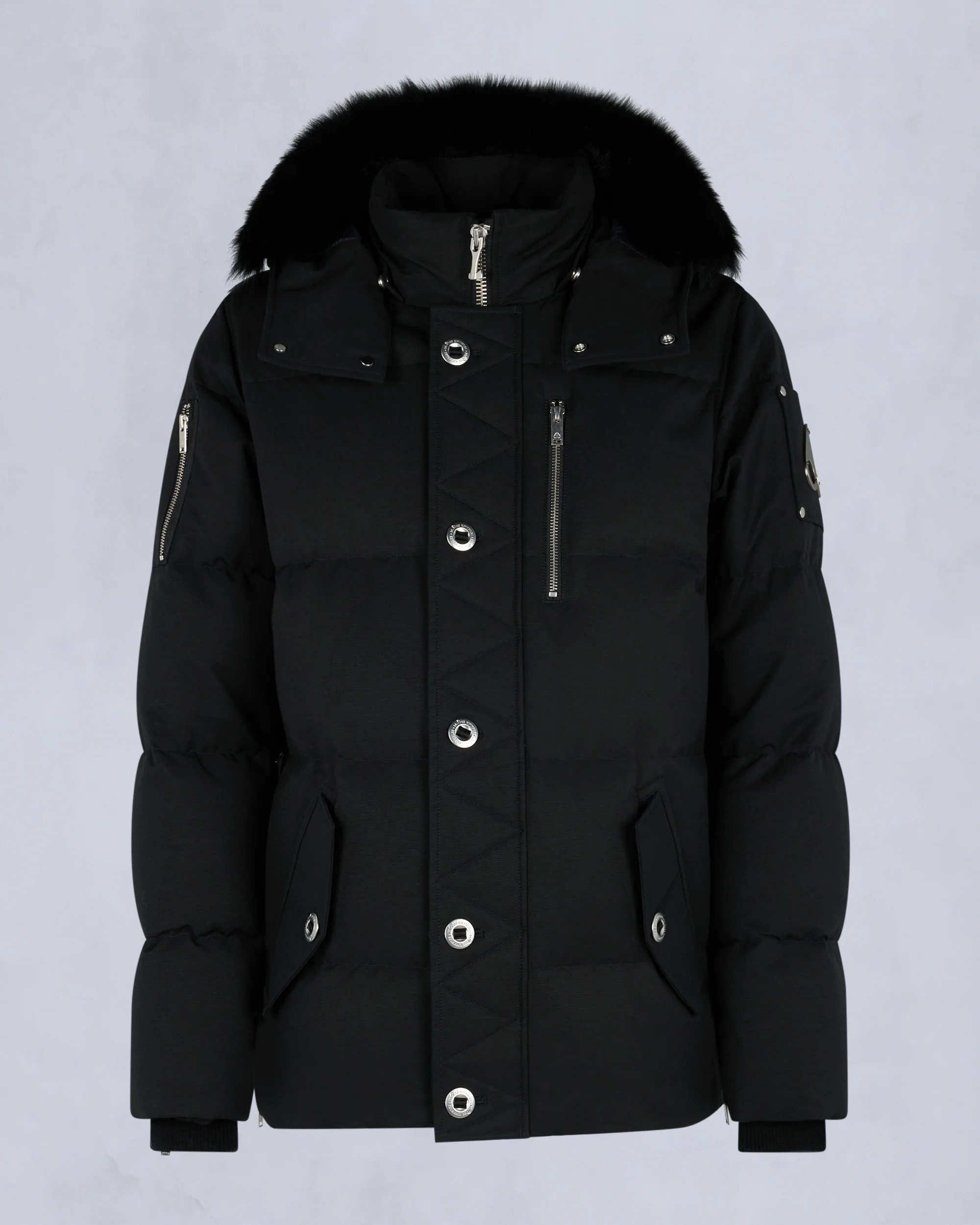 ORIGINAL SHEARLING TRIM 3Q JACKET-BLACK/BLACK - Image 7