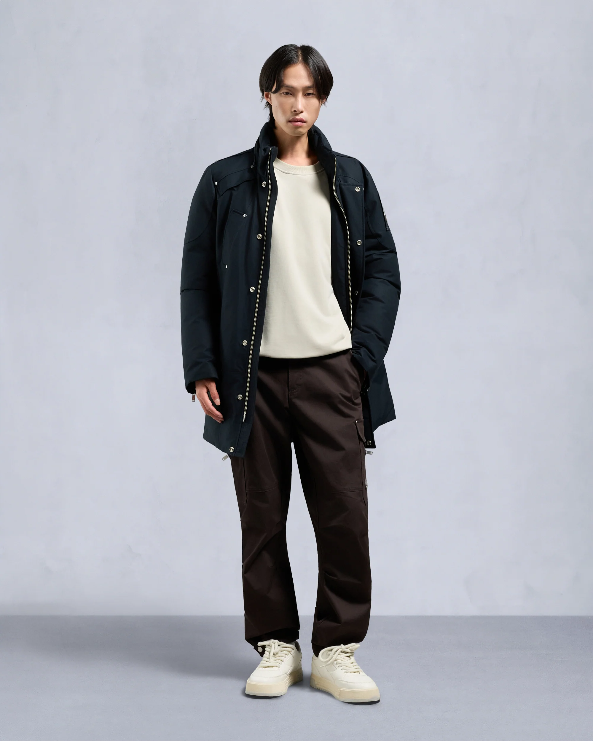 ORIGINAL SHEARLING TRIM STIRLING PARKA-NAVY/BLACK - Image 7