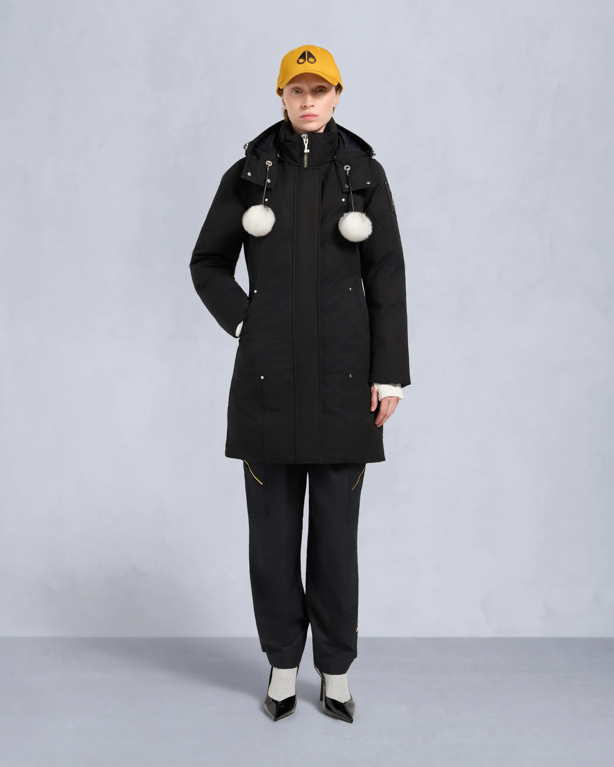ORIGINAL STIRLING SHEARLING TRIM PARKA-BLACK/NATURAL - Image 6