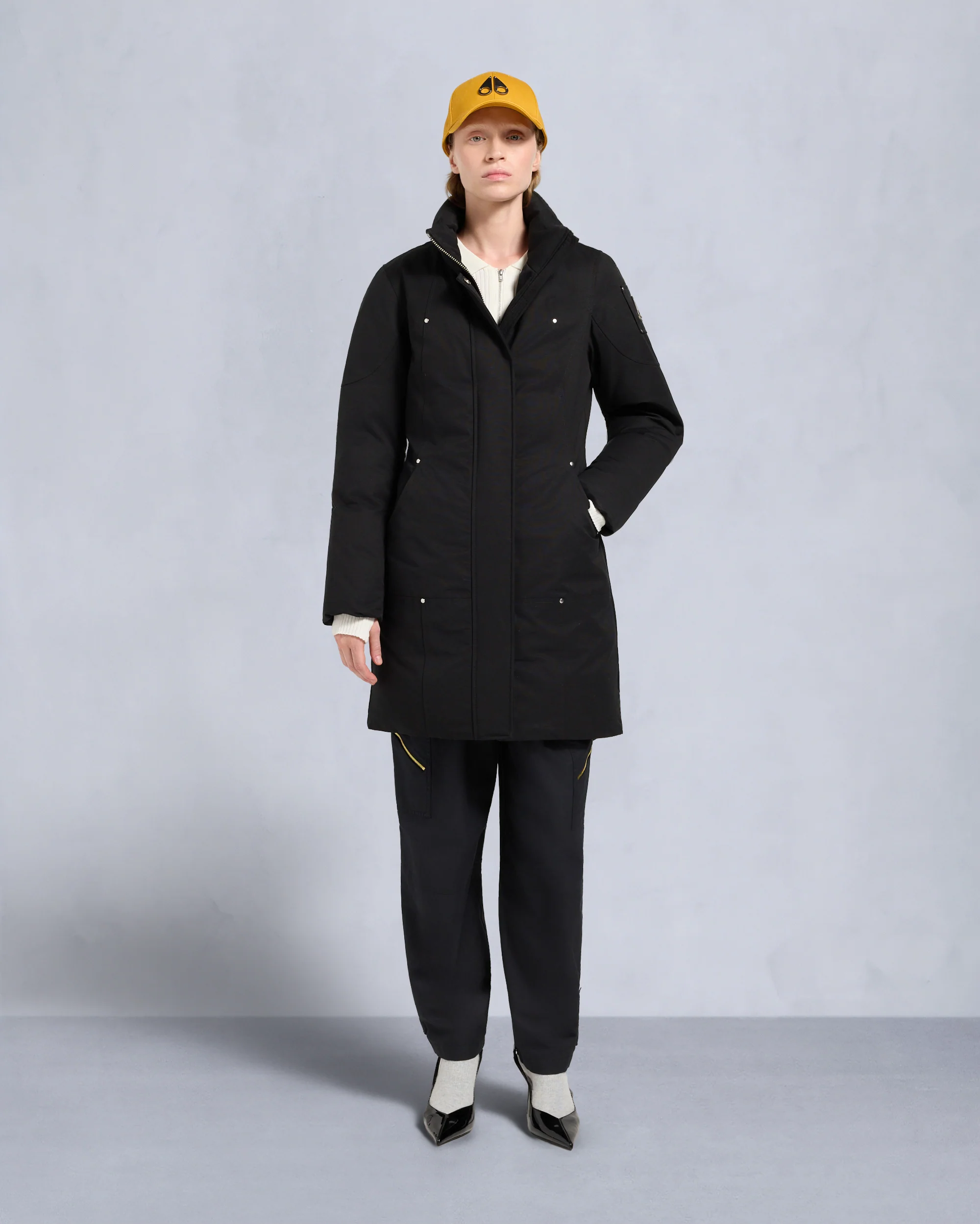 ORIGINAL STIRLING SHEARLING TRIM PARKA-BLACK/NATURAL - Image 7