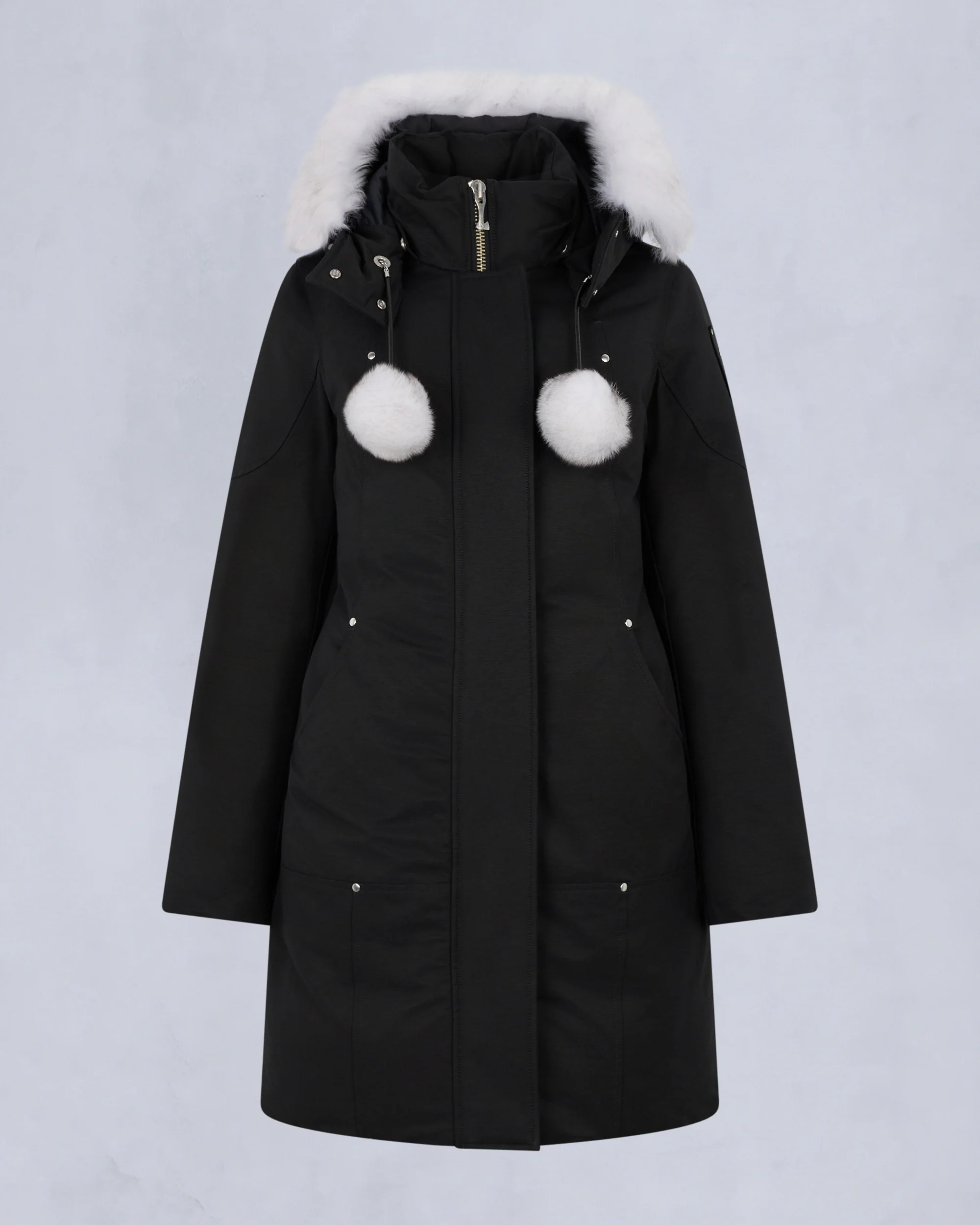 ORIGINAL STIRLING SHEARLING TRIM PARKA-BLACK/NATURAL - Image 8