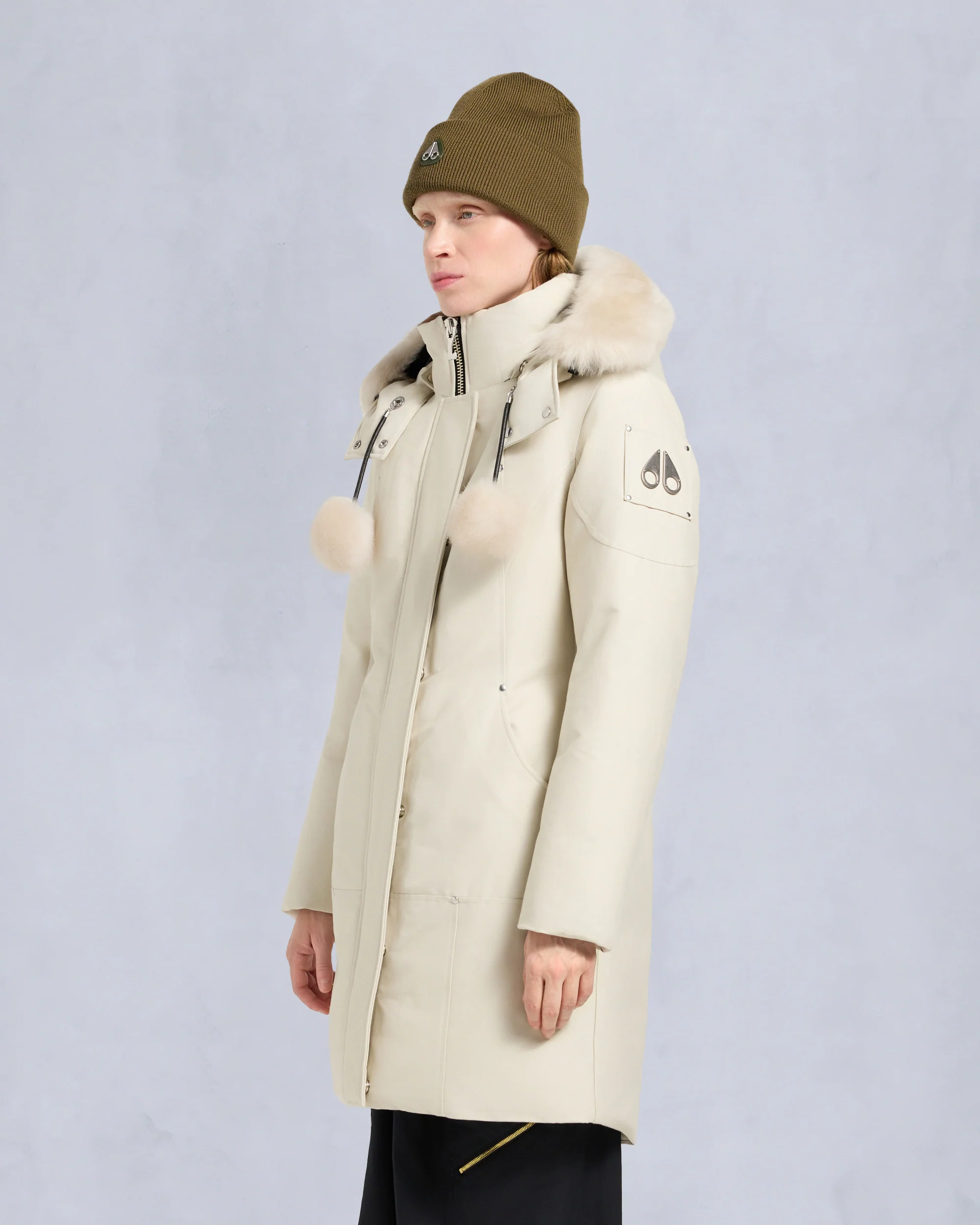 ORIGINAL STIRLING SHEARLING TRIM PARKA-ALABASTER - Image 2