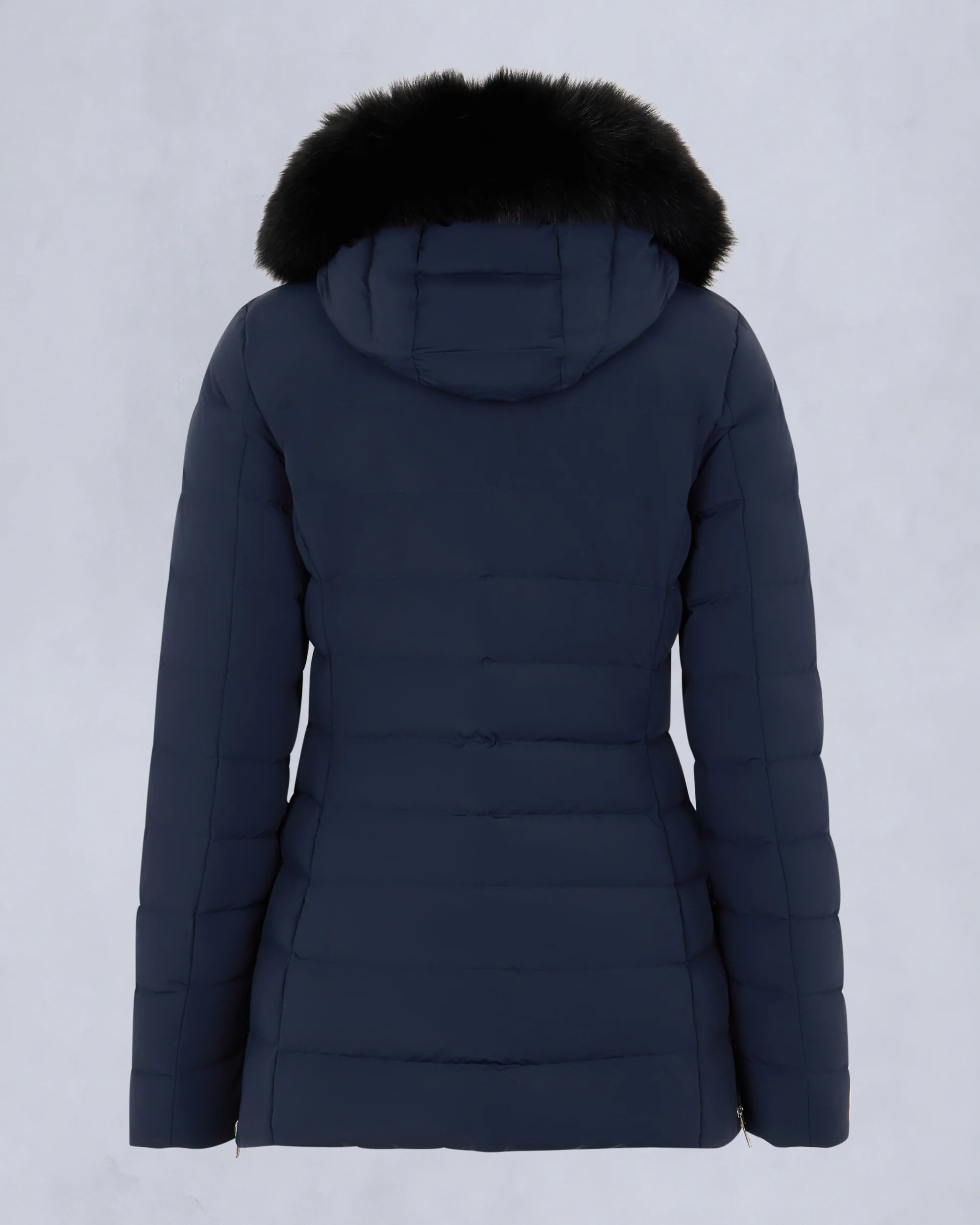 ROSELAWN SHEARLING TRIM JACKET-NAVY/BLACK - Image 5