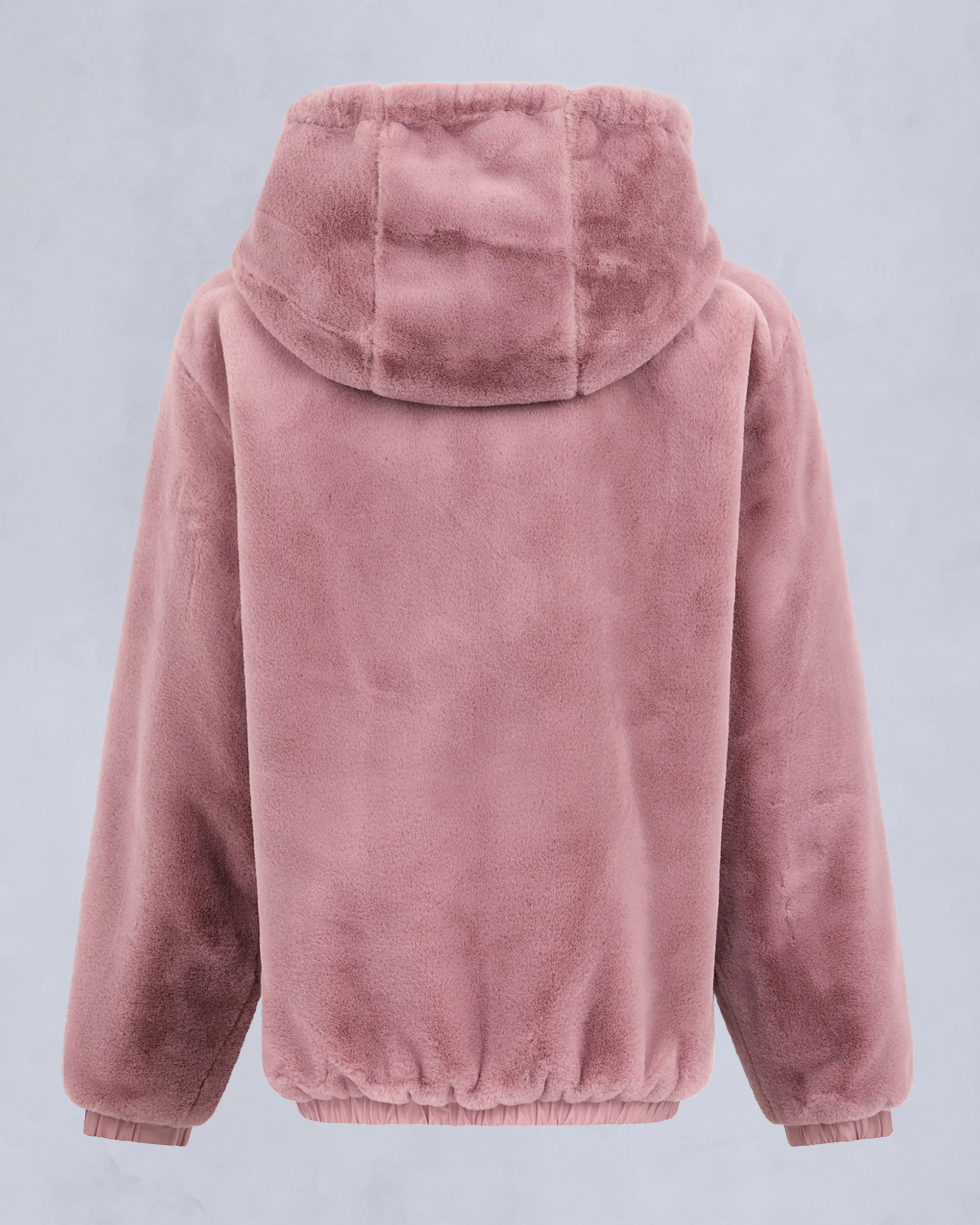 SIMCOE BUNNY REVERSIBLE HOODIE-MAUVE - Image 4