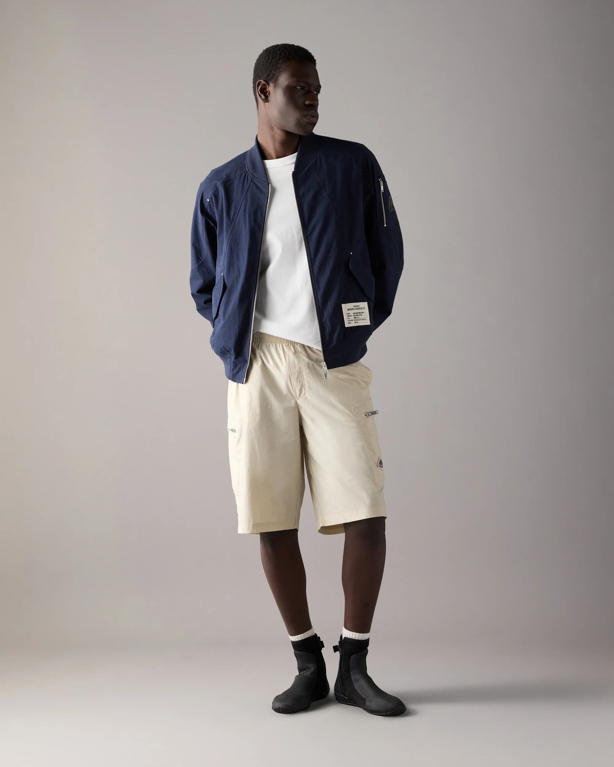 SKYLARK BOMBER JACKET-NAVY/ALABASTER - Image 5
