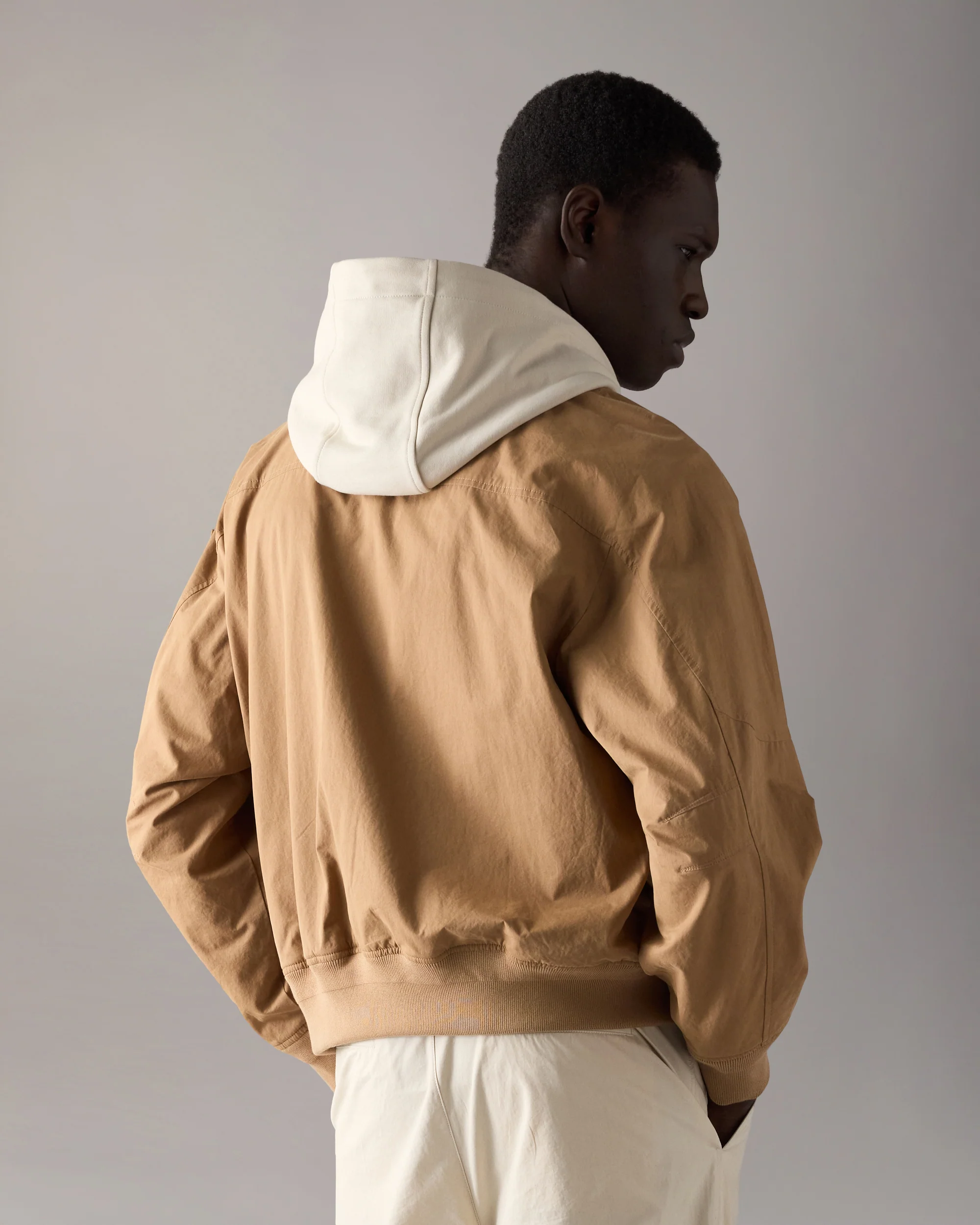 SKYLARK BOMBER JACKET-DRIFTWOOD/ALABASTER - Image 3