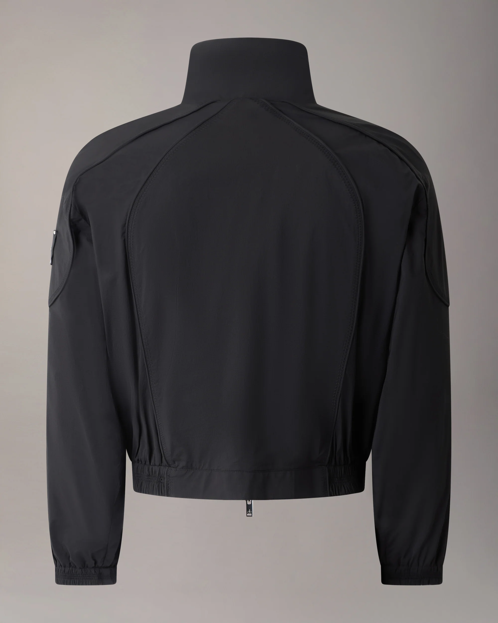SKYLINE CROPPED JACKET-BLACK - Image 5