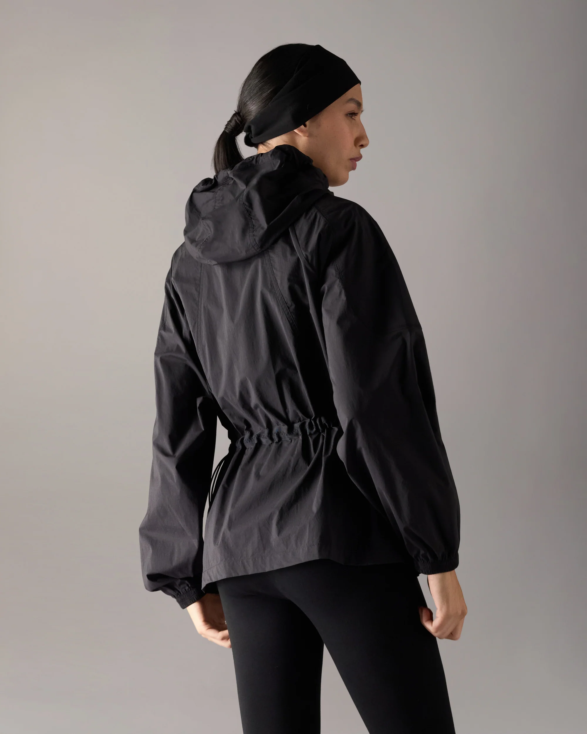 SKYLINE HOODED JACKET-BLACK - Image 3