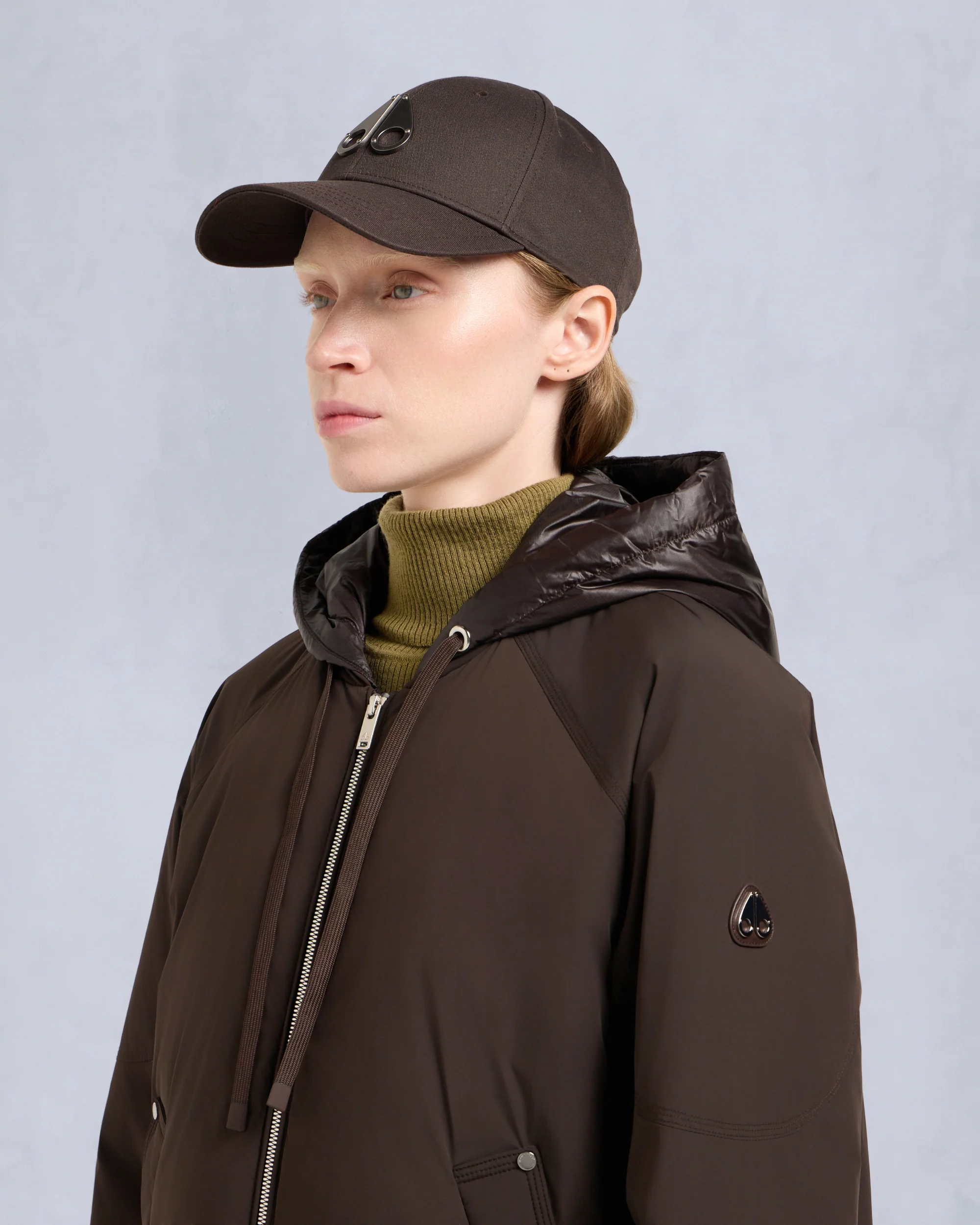 TEGAN DOWN BOMBER JACKET-ESPRESSO - Image 7