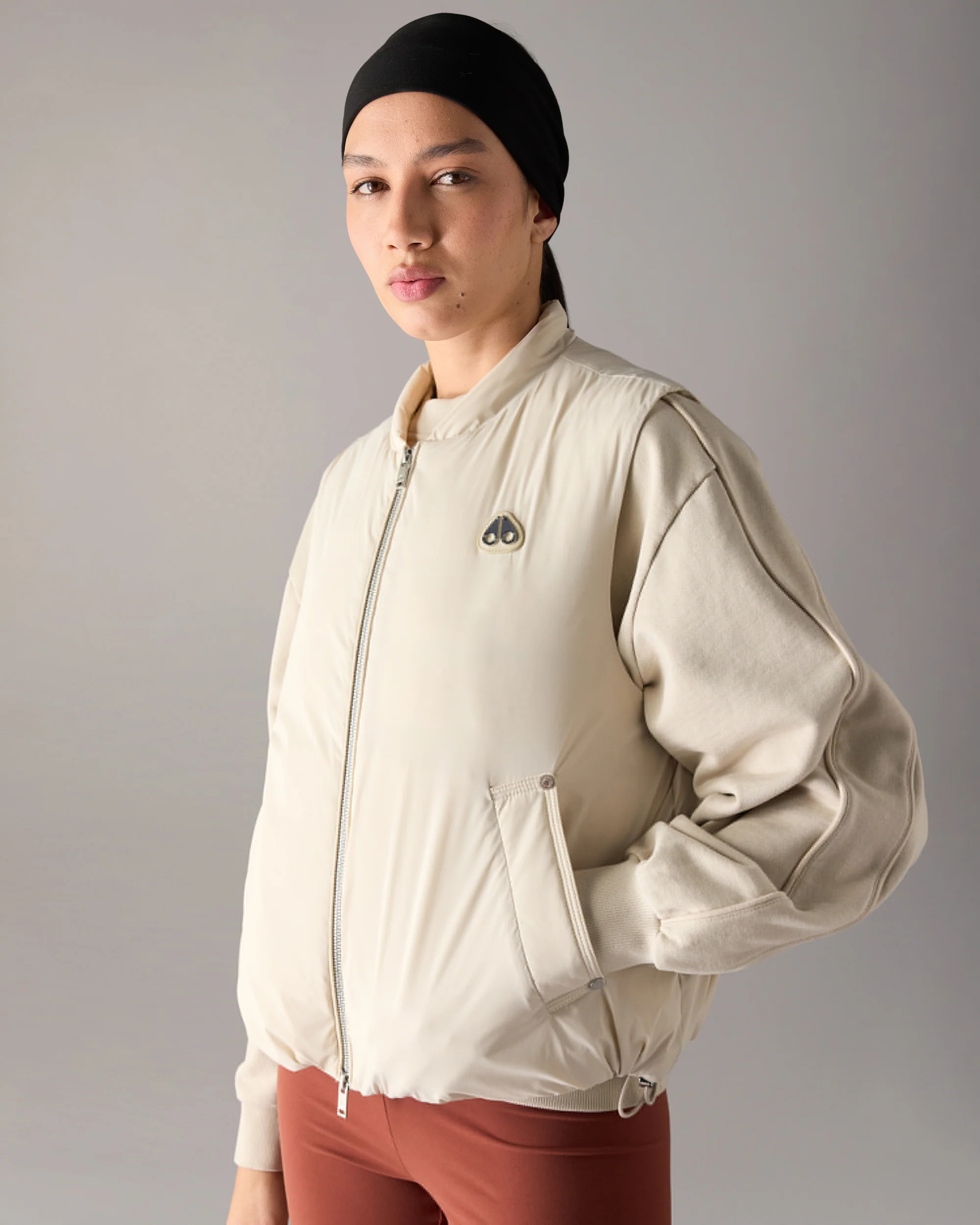 TEGAN DOWN VEST-ALABASTER - Image 2