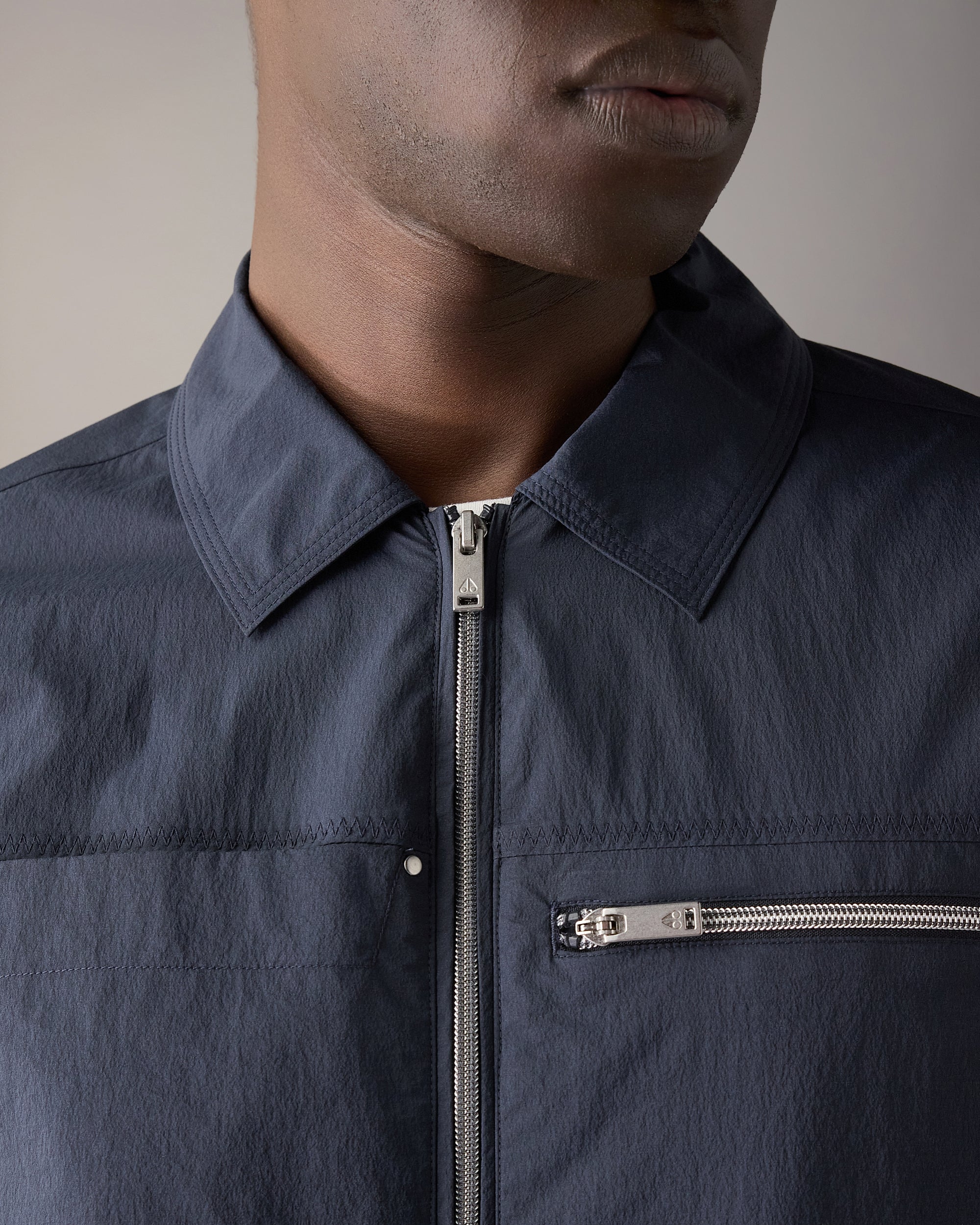 TOP FLIGHT SHIRT JACKET-NAVY - Image 6