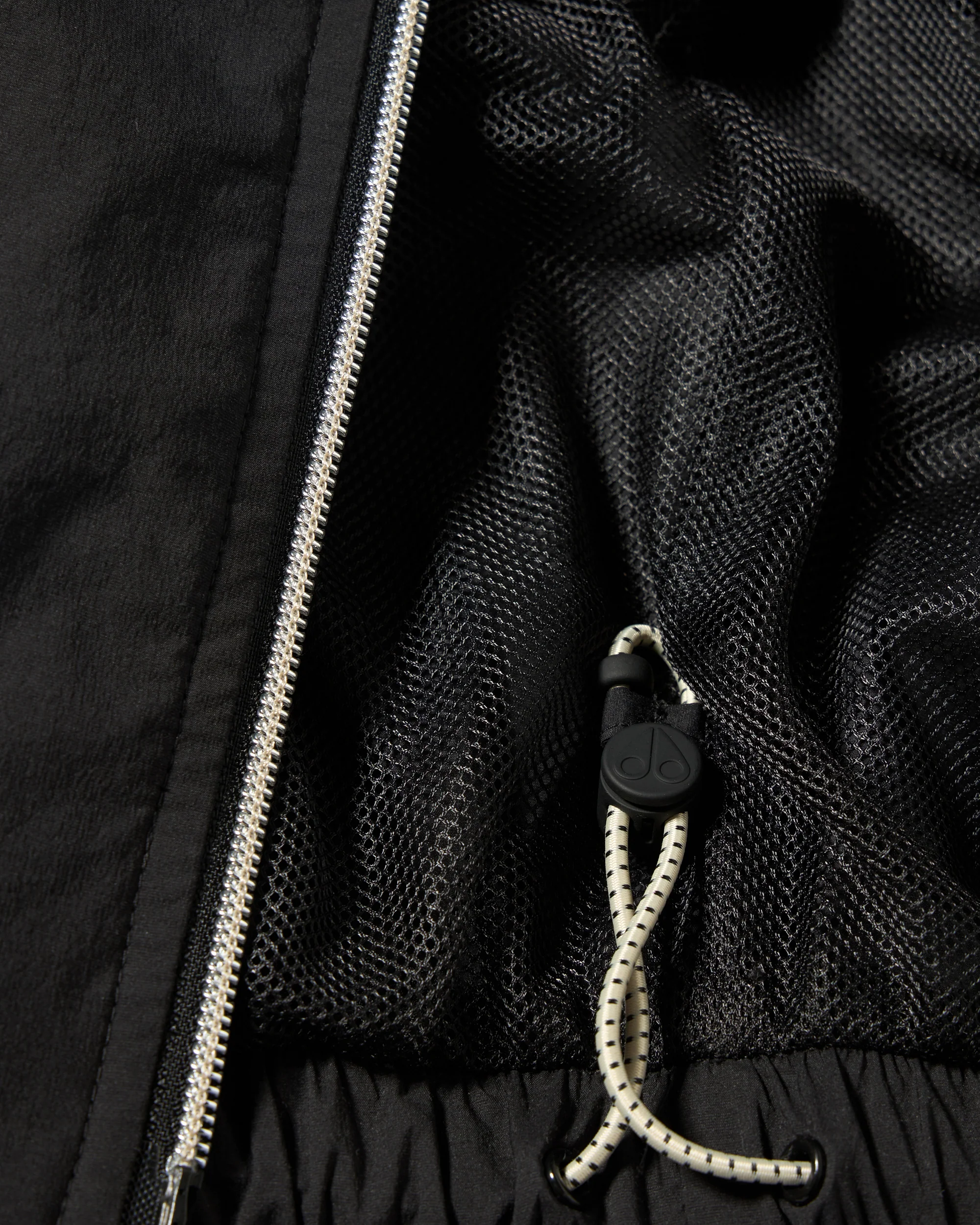 TOPFLIGHT HOODED JACKET-BLACK/BLACK - Image 4