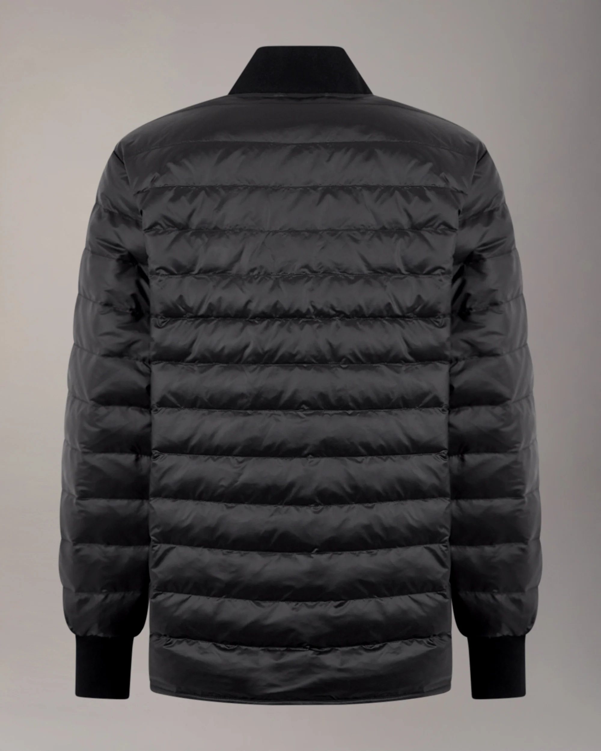 TRANSIT LIGHTWEIGHT DOWN BOMBER JACKET-BLACK - Image 5