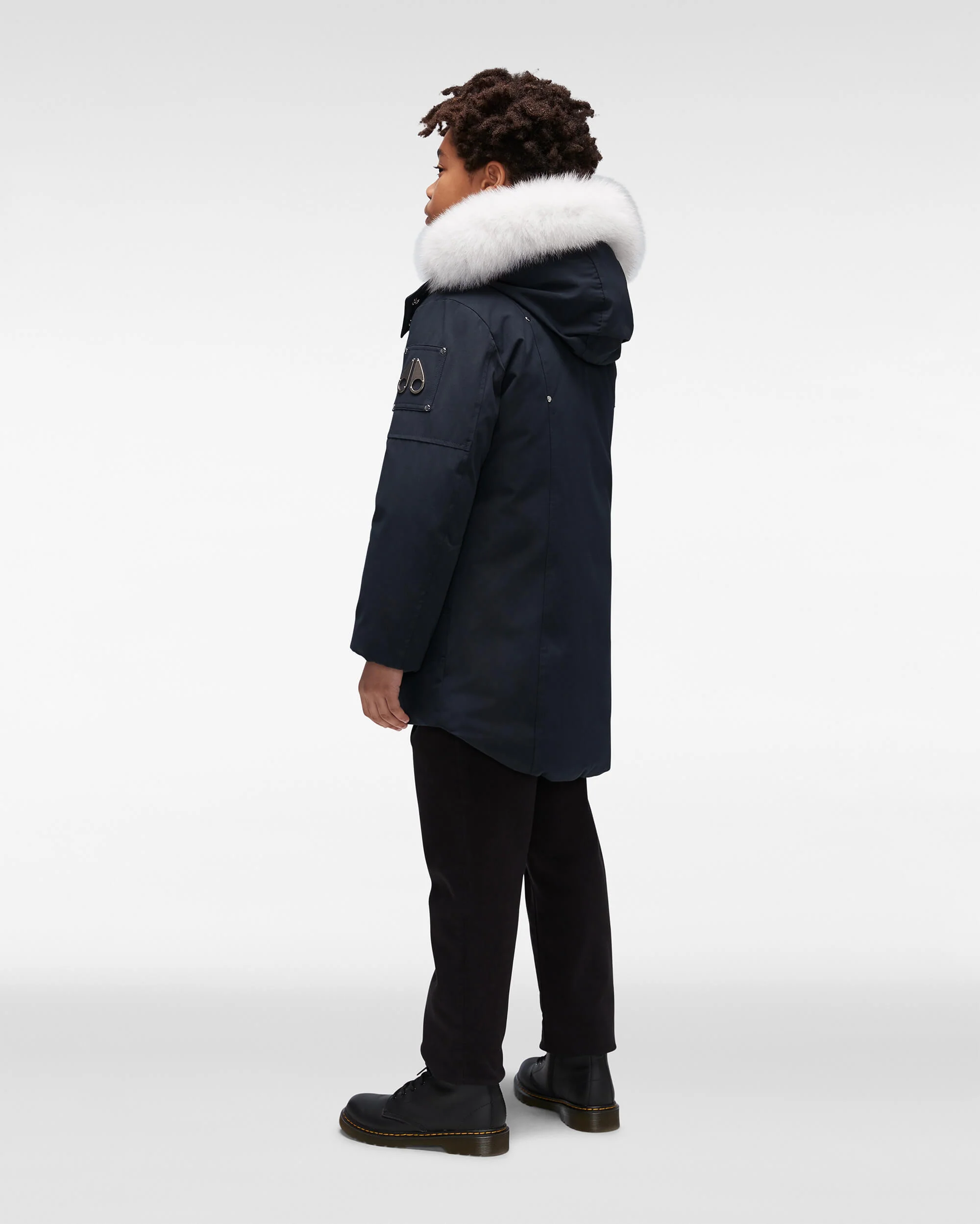 UNISEX ORIGINAL PARKA FUR-NAVY/NATURAL - Image 3